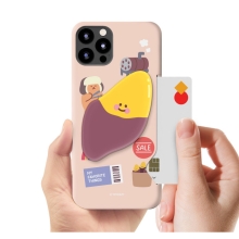 [TryCozy] 겨울간식 친구들 에폭시톡 카드 3D곡면하드케이스