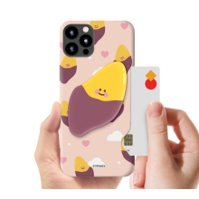 [TryCozy] 겨울간식 패턴 에폭시톡 카드 3D곡면하드케이스