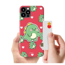 [TryCozy] 리틀티노 하트패턴 에폭시톡 카드 3D곡면하드케이스