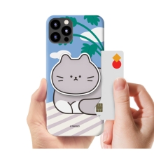 [TryCozy] 야옹이 힐링 에폭시톡 카드 3D곡면하드케이스