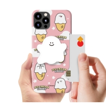 [TryCozy] 유령 아이스크림 에폭시톡 카드 3D곡면하드케이스