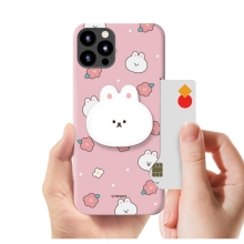 [TryCozy] 바니 플라워 에폭시톡 카드 3D곡면하드케이스