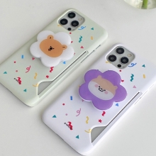 [TryCozy] 동물꽃 스파클 에폭시톡 카드 3D곡면하드케이스