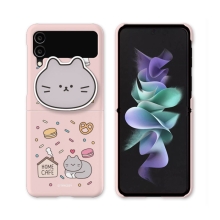 [TryCozy] 야옹이 플레이 에폭시톡 갤럭시Z플립시리즈 3D곡면하드