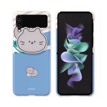 [TryCozy] 야옹이 힐링 에폭시톡 갤럭시Z플립시리즈 3D곡면하드
