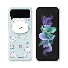 [TryCozy] 바니 플라워 에폭시톡 갤럭시Z플립시리즈 3D곡면하드