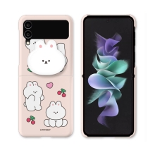 [TryCozy] 바니 푸드 에폭시톡 갤럭시Z플립시리즈 3D곡면하드