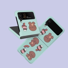 [TryCozy] 댕댕이 초코 갤럭시Z플립시리즈 3D곡면하드