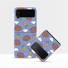 [TryCozy] 댕댕이 패턴 갤럭시Z플립시리즈 3D곡면하드