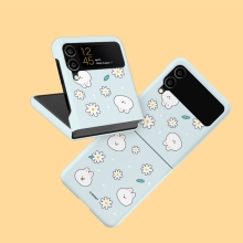 [TryCozy] 바니 플라워 갤럭시Z플립시리즈 3D곡면하드