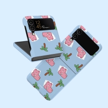 [TryCozy] 베어 썸머 갤럭시Z플립시리즈 3D곡면하드