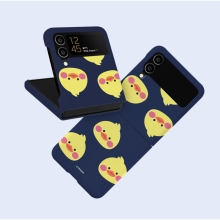 [TryCozy] 스마일프렌즈 패턴 갤럭시Z플립시리즈 3D곡면하드