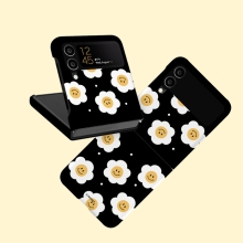 [TryCozy] 스마일플라워 갤럭시Z플립시리즈 3D곡면하드