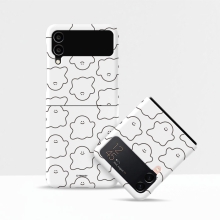 [TryCozy] 유령 패턴시리즈 갤럭시Z플립시리즈 3D곡면하드