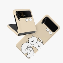 [TryCozy] 냥이멍뭉 갤럭시Z플립시리즈 3D곡면하드