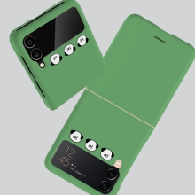 [TryCozy] 냥이멍뭉 페이스 갤럭시Z플립시리즈 3D곡면하드