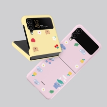 [TryCozy] 동물꽃 프레임 갤럭시Z플립시리즈 3D곡면하드