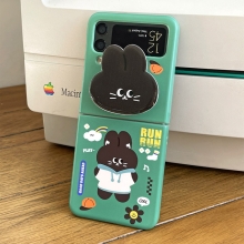 [TryCozy] 블랙래빗 에폭시톡 갤럭시Z플립시리즈 3D곡면하드