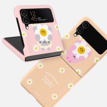 [TryCozy] 냥이멍뭉 패치 갤럭시Z플립시리즈 클리어 카드 하드케이스