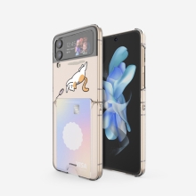 [TryCozy] 냥이의하루 갤럭시Z플립시리즈 클리어 카드 하드케이스