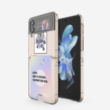 [TryCozy] 러블리튤립 갤럭시Z플립시리즈 클리어 카드 하드케이스