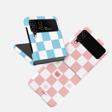 [TryCozy] 스윗베어패턴 갤럭시Z플립시리즈 3D곡면하드