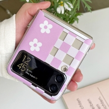 [TryCozy] 플라워하프 갤럭시Z플립시리즈 클리어 카드 하드케이스