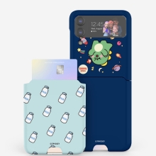 [TryCozy] 리틀티노의 하루 갤럭시Z플립시리즈 카드 3D곡면하드케이스