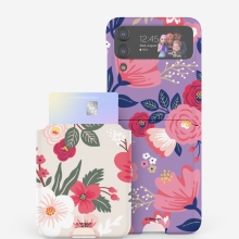 [TryCozy] 봄날 갤럭시Z플립시리즈 카드 3D곡면하드케이스