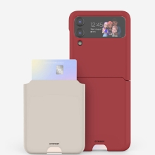 [TryCozy] 솔리드 뮤트 갤럭시Z플립시리즈 카드 3D곡면하드케이스