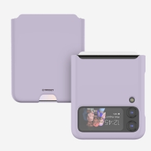 [TryCozy] 솔리드 파스텔 갤럭시Z플립시리즈 카드 3D곡면하드케이스