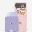 [TryCozy] 야옹이 박스 갤럭시Z플립시리즈 카드 3D곡면하드케이스