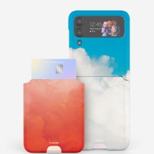 [TryCozy] 구름 갤럭시Z플립시리즈 카드 3D곡면하드케이스