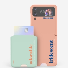 [TryCozy] 무드 갤럭시Z플립시리즈 카드 3D곡면하드케이스