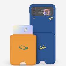 [TryCozy] 와글와글 갤럭시Z플립시리즈 카드 3D곡면하드케이스