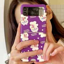 [TryCozy] 팝콘냠냠 갤럭시Z플립시리즈 카드 3D곡면하드케이스