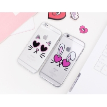 [TryCozy] 동물얼굴 투명젤리케이스