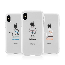 [TryCozy] 헬로퍼피 투명젤리케이스