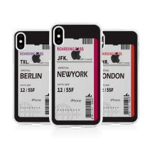 [TryCozy] 에어플레인티켓 투명젤리케이스