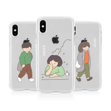 [TryCozy] 일상남녀 투명젤리케이스