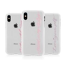 [TryCozy] 파스텔레터링 투명젤리케이스