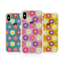 [TryCozy] 플라워페이스 패턴 투명젤리케이스