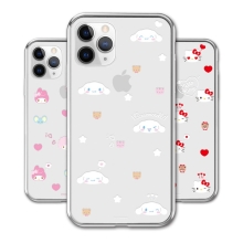 [Sanrio]산리오 캐릭터즈 큐티패턴 투명젤리케이스
