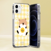 [TryCozy] 동물 데이지 체크 투명젤리케이스