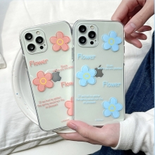 [TryCozy] 플라워레터링 투명젤리케이스