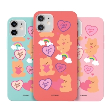 [TryCozy] 러브베어패턴 소프트젤리케이스