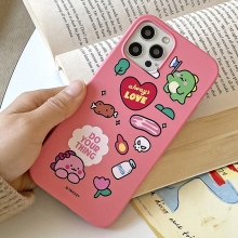 [TryCozy] 핑크 리틀티노 패치 소프트젤리케이스