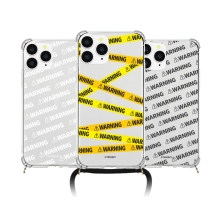 [TryCozy] 경고문구 폰스트랩 방탄 젤하드케이스