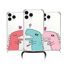 [TryCozy] 공룡커플 폰스트랩 방탄 젤하드케이스