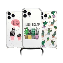 [TryCozy] 선인장 폰스트랩 방탄 젤하드케이스